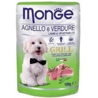 Monge Grill Dog jehněčí se zeleninou 100g