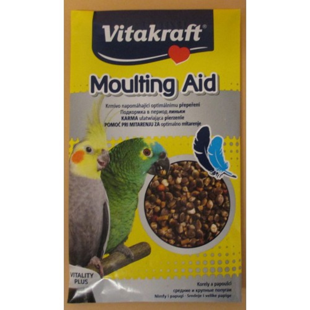 Vitakraft vitamínové perle pro zdravé pelichání papoušků 25g