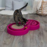 Toy for cats, track with a ball and a scraping field 60x33cm