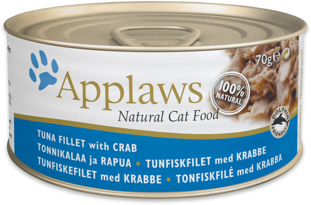 Applaws tuna fillet with crab 70g