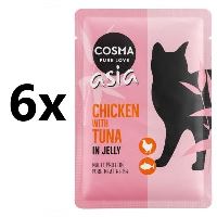 Cosma Asia chicken &amp; tuna 6x100g