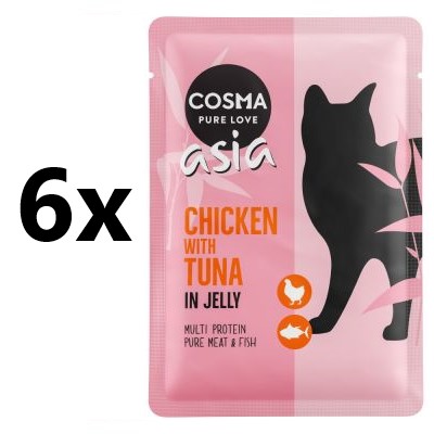 Cosma Asia chicken & tuna 6x100g