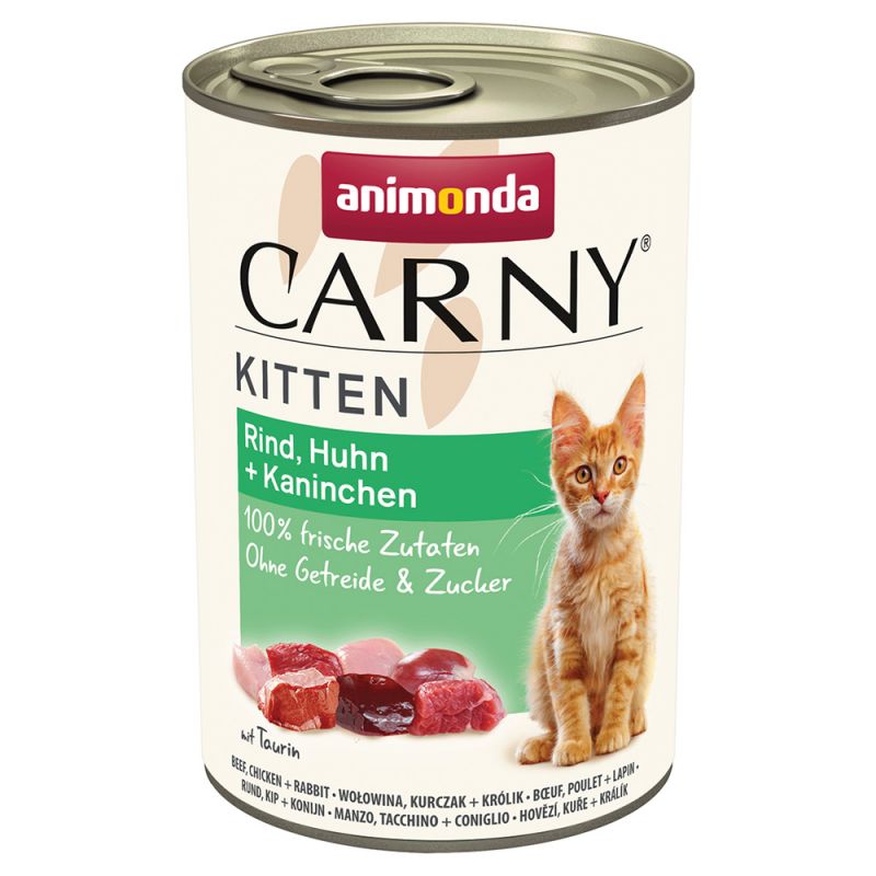 Animonda Carny Kitten beef, chicken & rabbit 400g