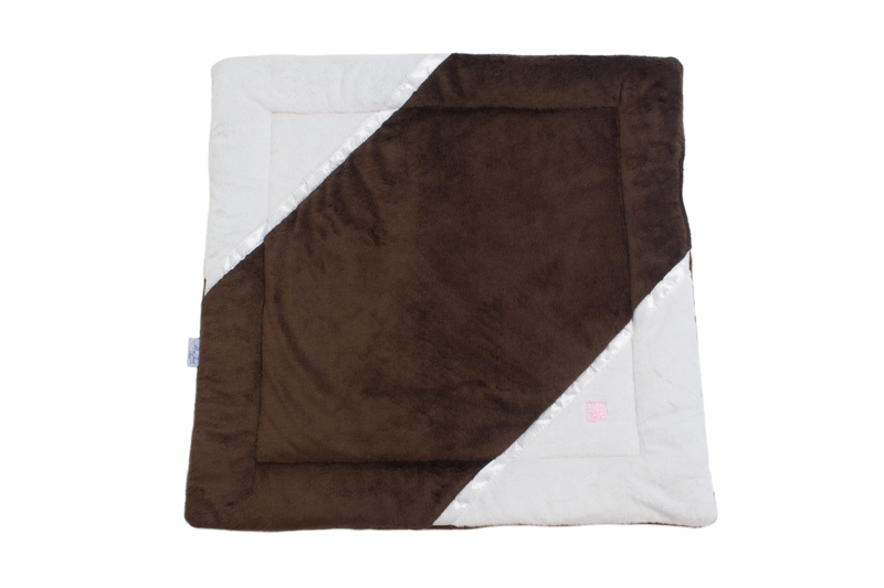Rajen plush blanket brown (large)